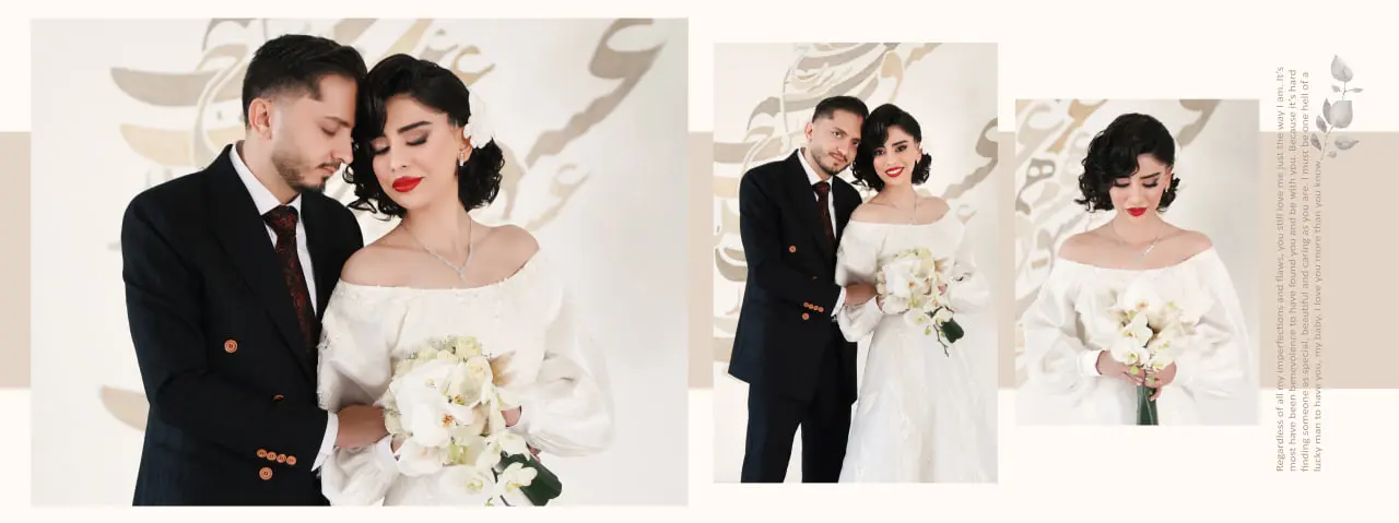 نمونه جزئیات عکاسی عروسی