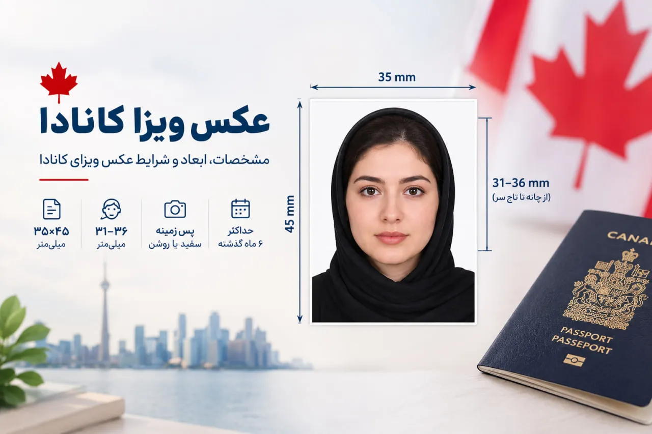 عکس ویزا کانادا؛ مشخصات، ابعاد و شرایط عکس برای ویزای کانادا